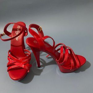 Shuzumiao Red Platform Stilettos